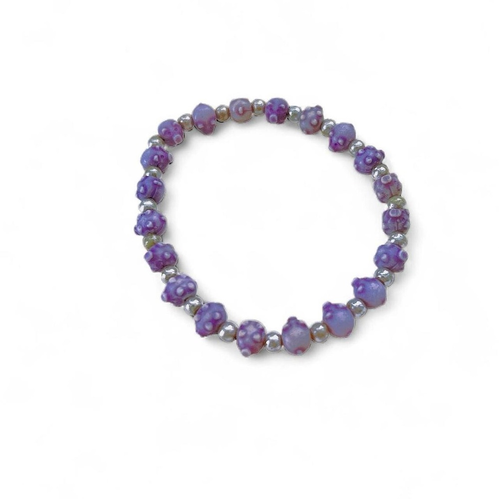 Purple Beaded Bracelet